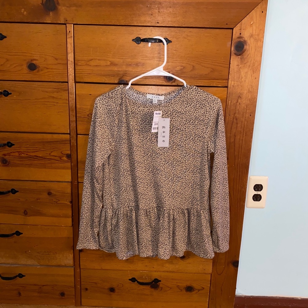 Cheetah/leopard print shirt